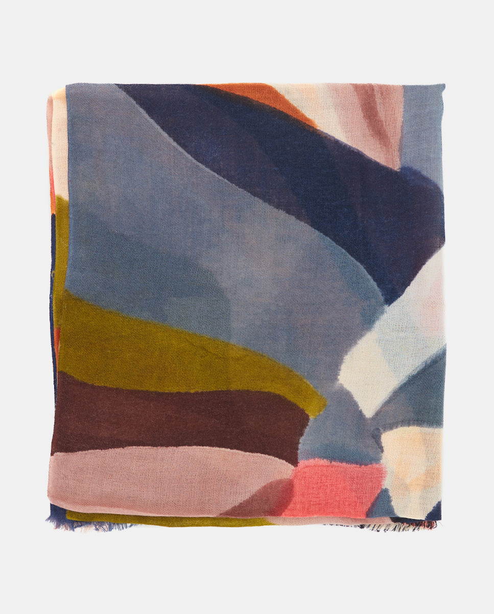 abbacino-pa-uelo-de-lana-estampado-abstracto-multicolor image 1