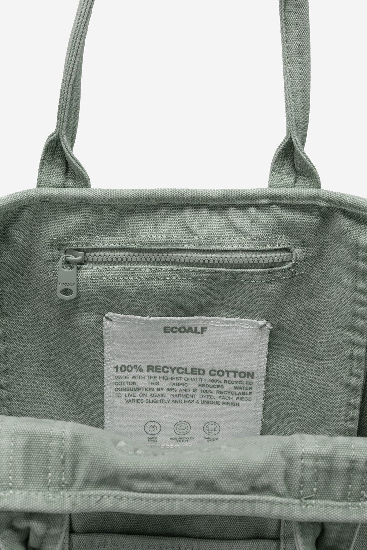 bolso-mediano-palms-verde-de-mujer-ecoalf-100-algod-n-reciclado-garment-dyed image 5