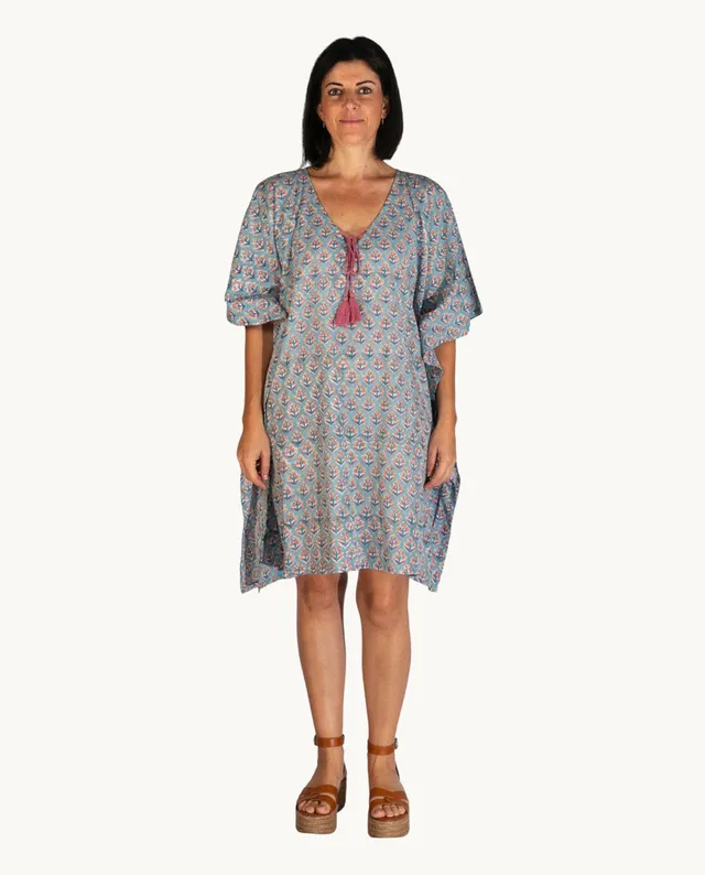 kurta-de-algod-n-kbas-talla-nica-color-azul image 1