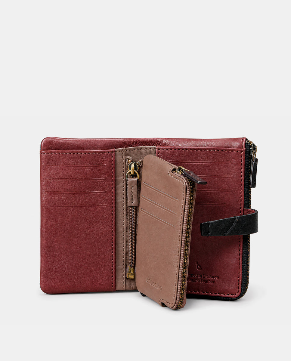 abbacino-cartera-mediana-de-mujer-en-piel-negra-trenzada image 2