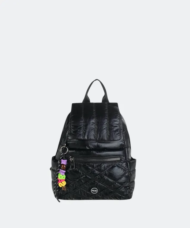 mochila-kbas-noja-de-nylon-negra-con-cremallera image 1