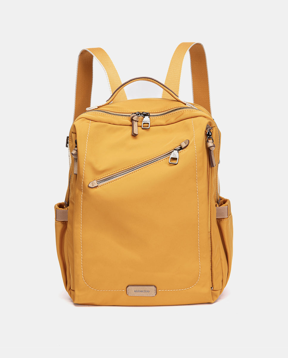 abbacino-mochila-tejido-reciclado-amarilla-sport image 1