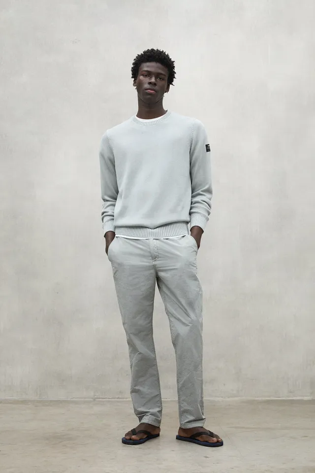 ecoalf-tail-jersey-regular-de-algod-n-org-nico-y-lino-gris-claro image 1