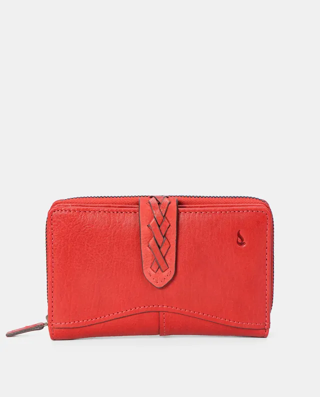 cartera-mediana-abbacino-mujer-piel-burdeos image 1