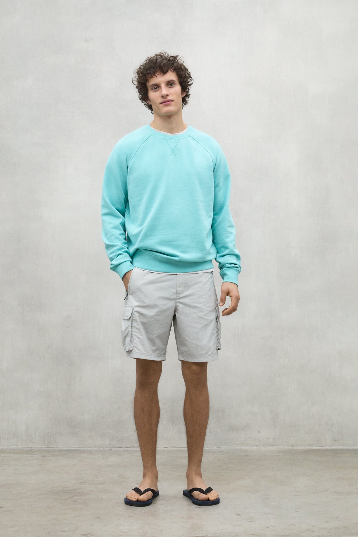 sudadera-ecoalf-berja-verde-agua-100-algod-n-reciclado-fit-regular image 1
