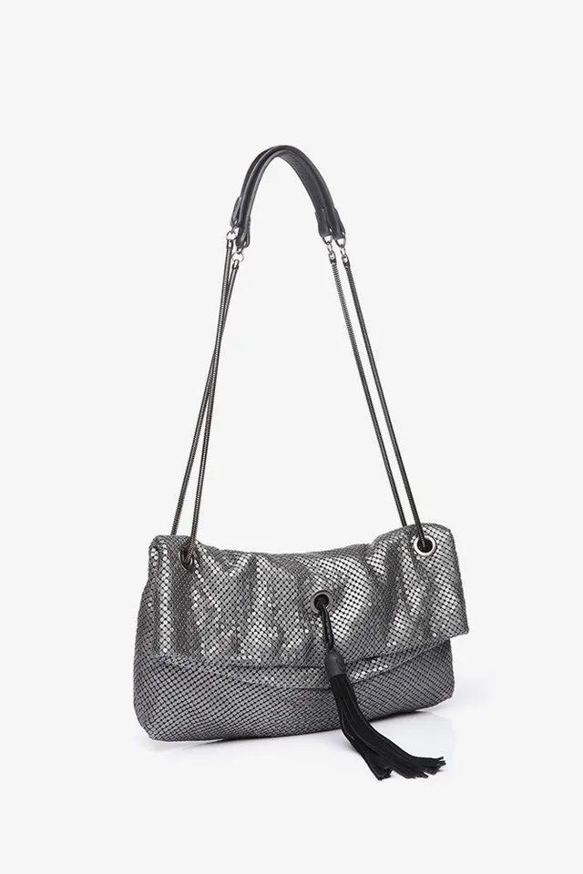 abbacino-bolso-de-fiesta-malla-met-lica-plata image 1