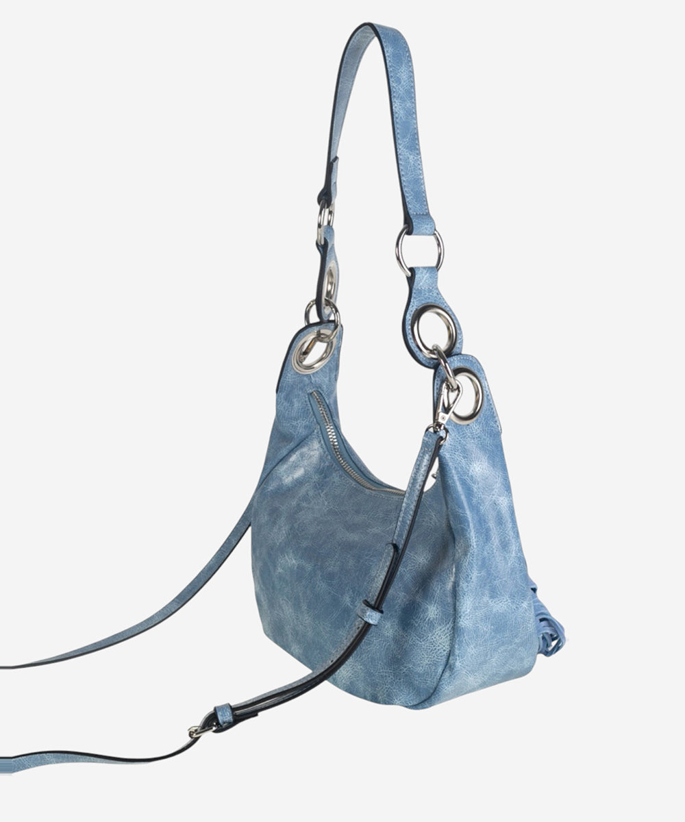 kbas-bolso-cocktail-yuzu-hobo-de-piel-sint-tica-con-flecos-serraje-azul image 4