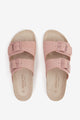 abbacino-sandalia-plana-ante-rosa-mujer image 6