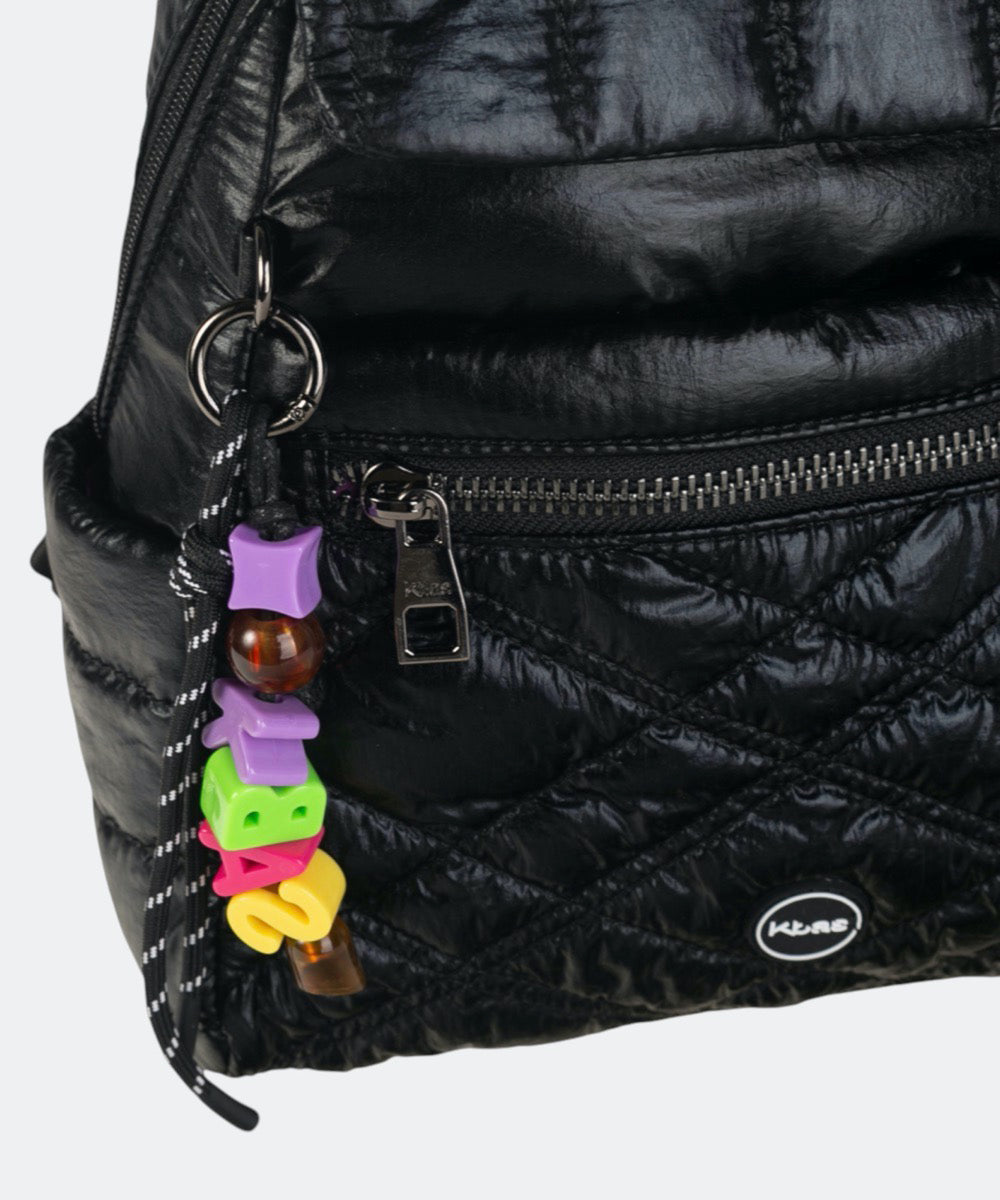 mochila-kbas-noja-de-nylon-negra-con-cremallera image 2