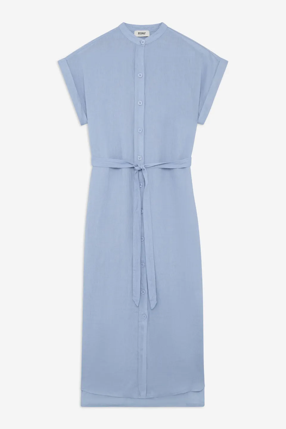 vestido-amatista-azul-ecoalf-para-mujer-20-lino-reciclado-fit-holgado-y-bolsillo image 1