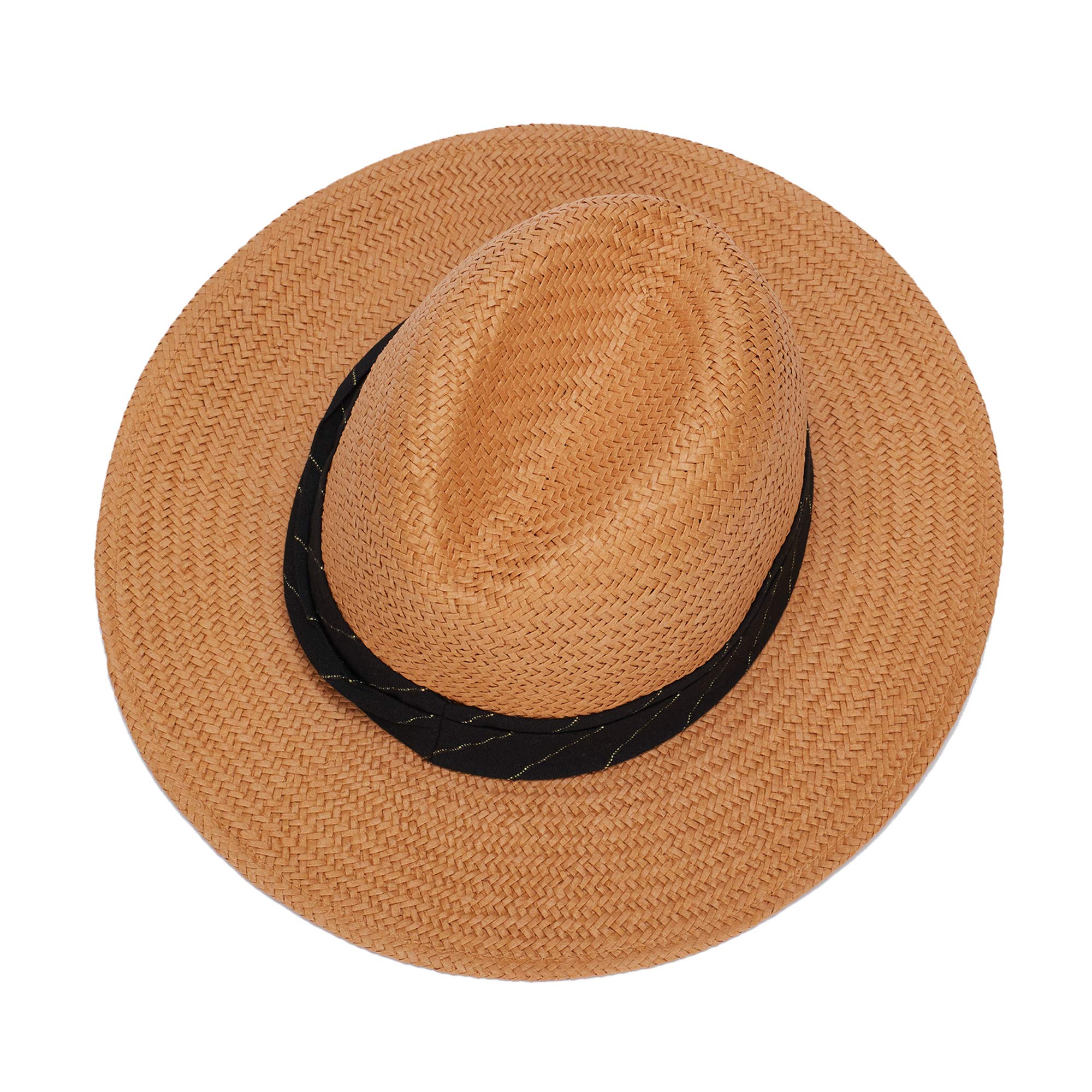 parfois-sombrero-fedora-rafia-con-cinta-a-contraste-para-mujer image 3