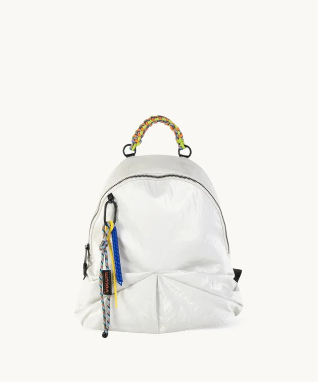 kbas-urban-rania-mochila-de-nylon-blanco-asa-trenzada-multicolor-resistente-al-a image 1