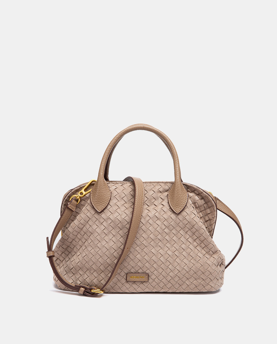 abbacino-bolso-de-mano-trenzado-beige-sostenible image 4