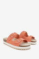 abbacino-sandalia-plataforma-naranja-ante-bio image 2