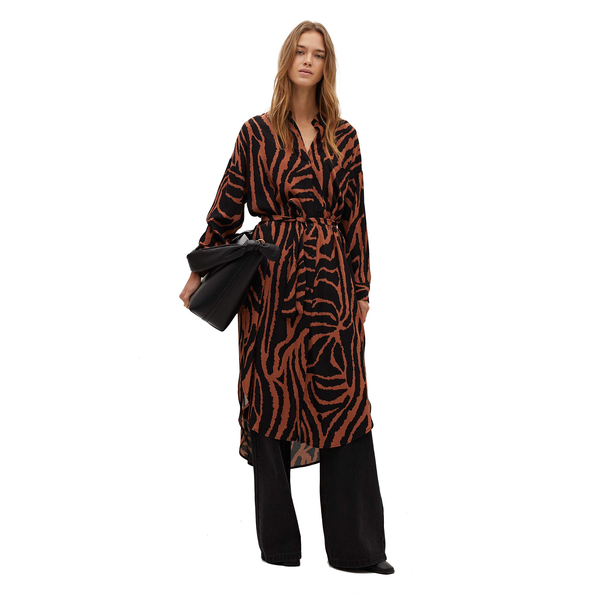 parfois-vestido-camisero-estampado-animal-mujer image 2