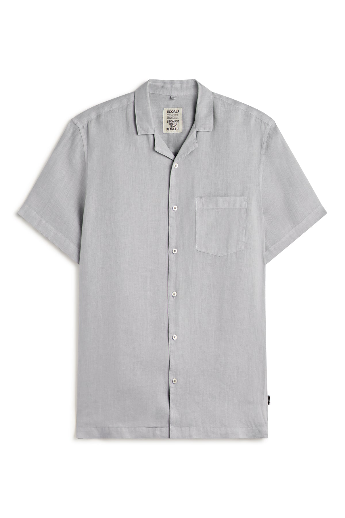 camisa-ecoalf-sutar-de-lino-para-hombre-gris-fit-regular image 5