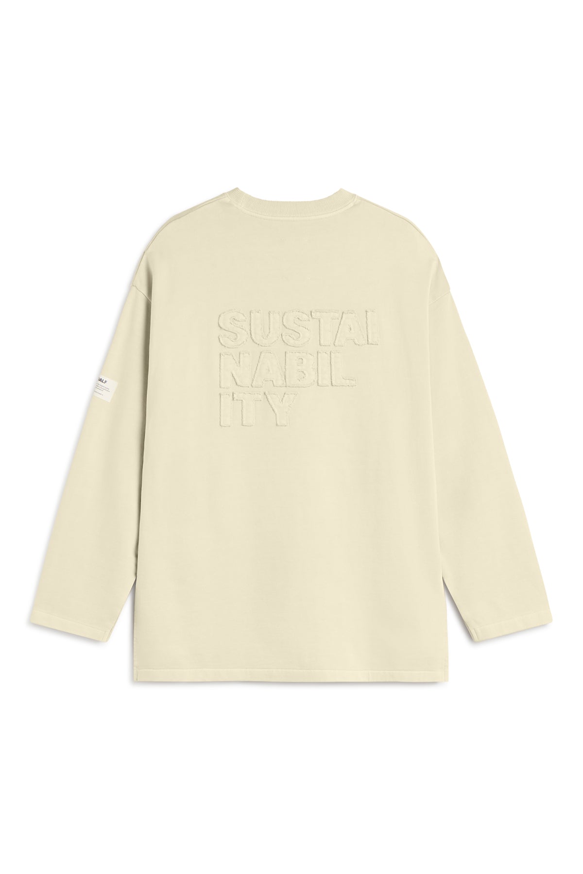 ecoalf-sudadera-sustain-amarillo-sudadera-oversize-de-algod-n-reciclado-con-mens image 8