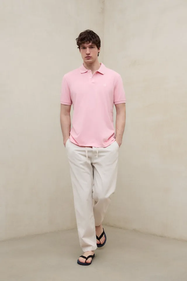 polo-ecoalf-tedan-rosa-de-hombre-piqu-de-algod-n-reciclado-fit-regular image 1