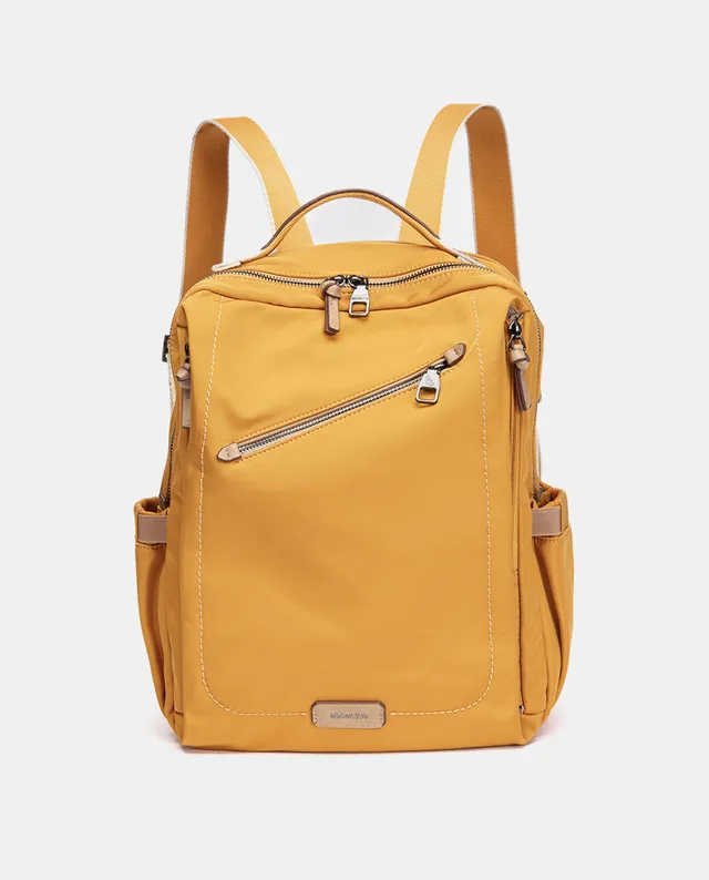 abbacino-mochila-tejido-reciclado-amarilla-sport image 1