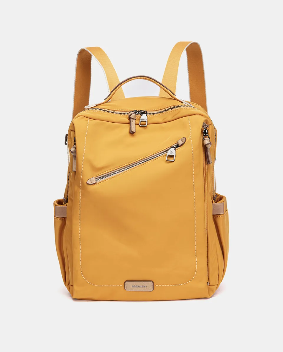 abbacino-mochila-tejido-reciclado-amarilla-sport image 1