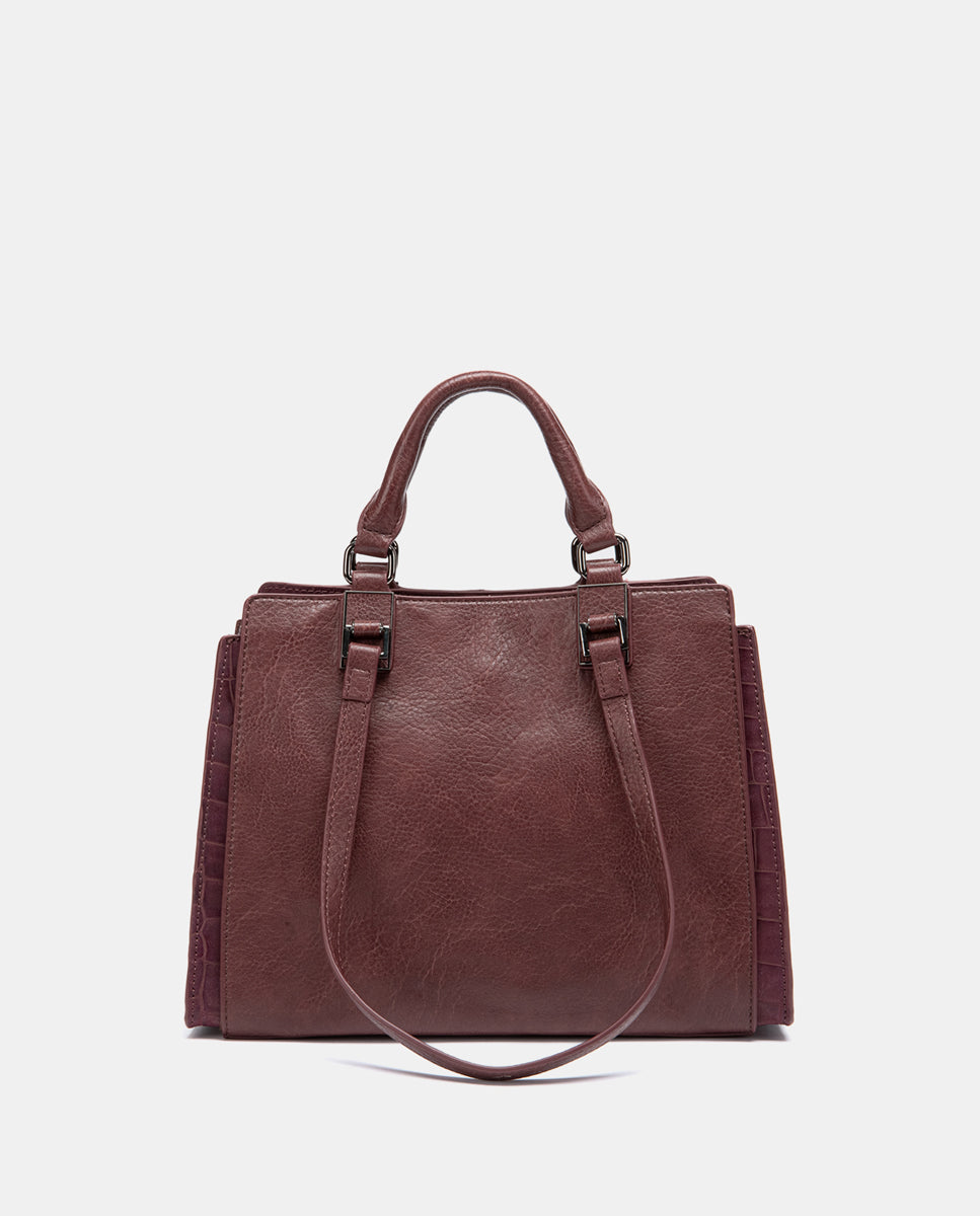 abbacino-bolso-de-mano-burdeos-reciclado image 3