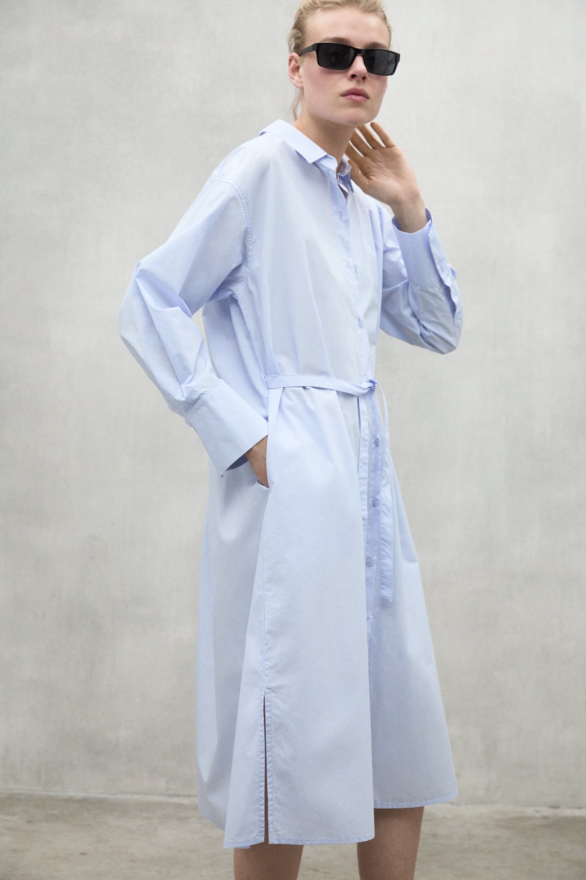 vestido-kaori-azul-claro-de-ecoalf image 3