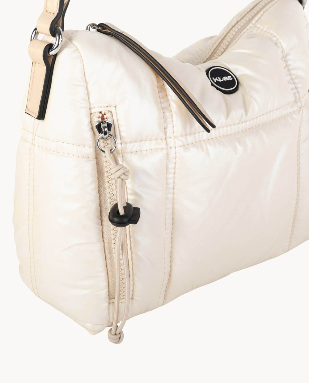 bandolera-de-nylon-kbas-con-cremallera-color-marfil-rebajas-ss26 image 3