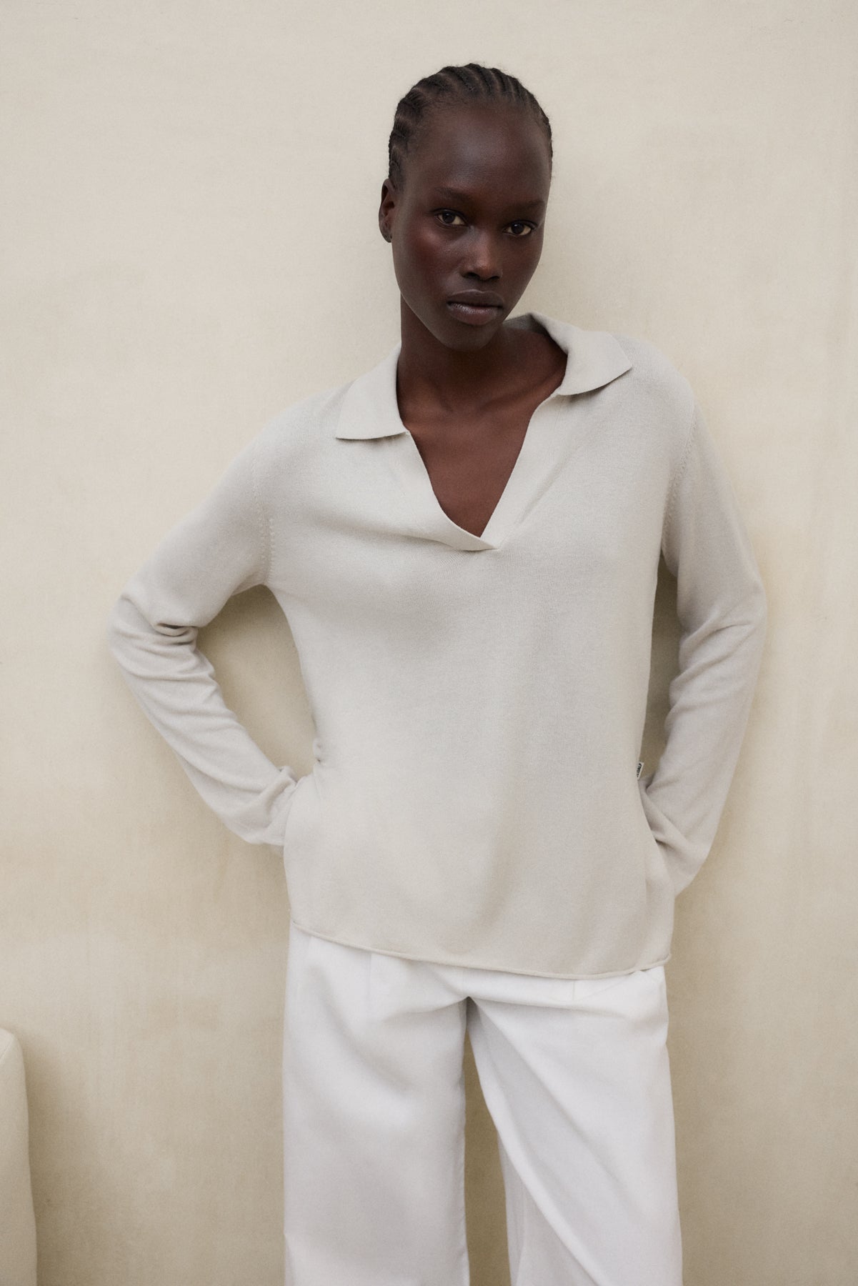 jersey-mirto-beige-de-ecoalf-para-mujer-de-viscosa-lenzing-ecovero image 1