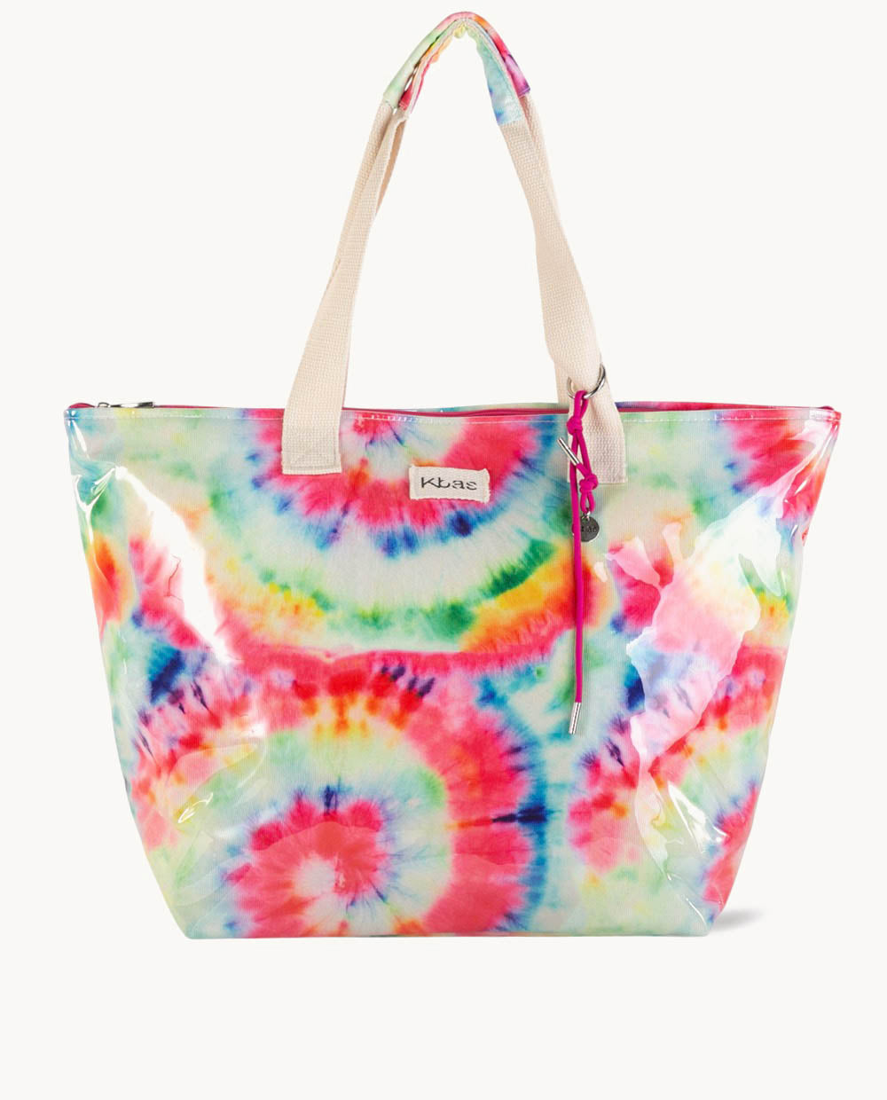 kbas-bolso-de-playa-de-lona-plastificada-con-cremallera-tie-dye image 3