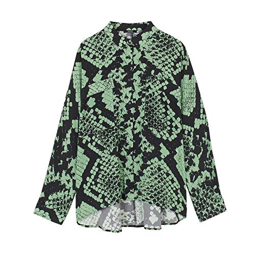 parfois-camisa-fluida-estampado-serpiente-para-mujer image 8