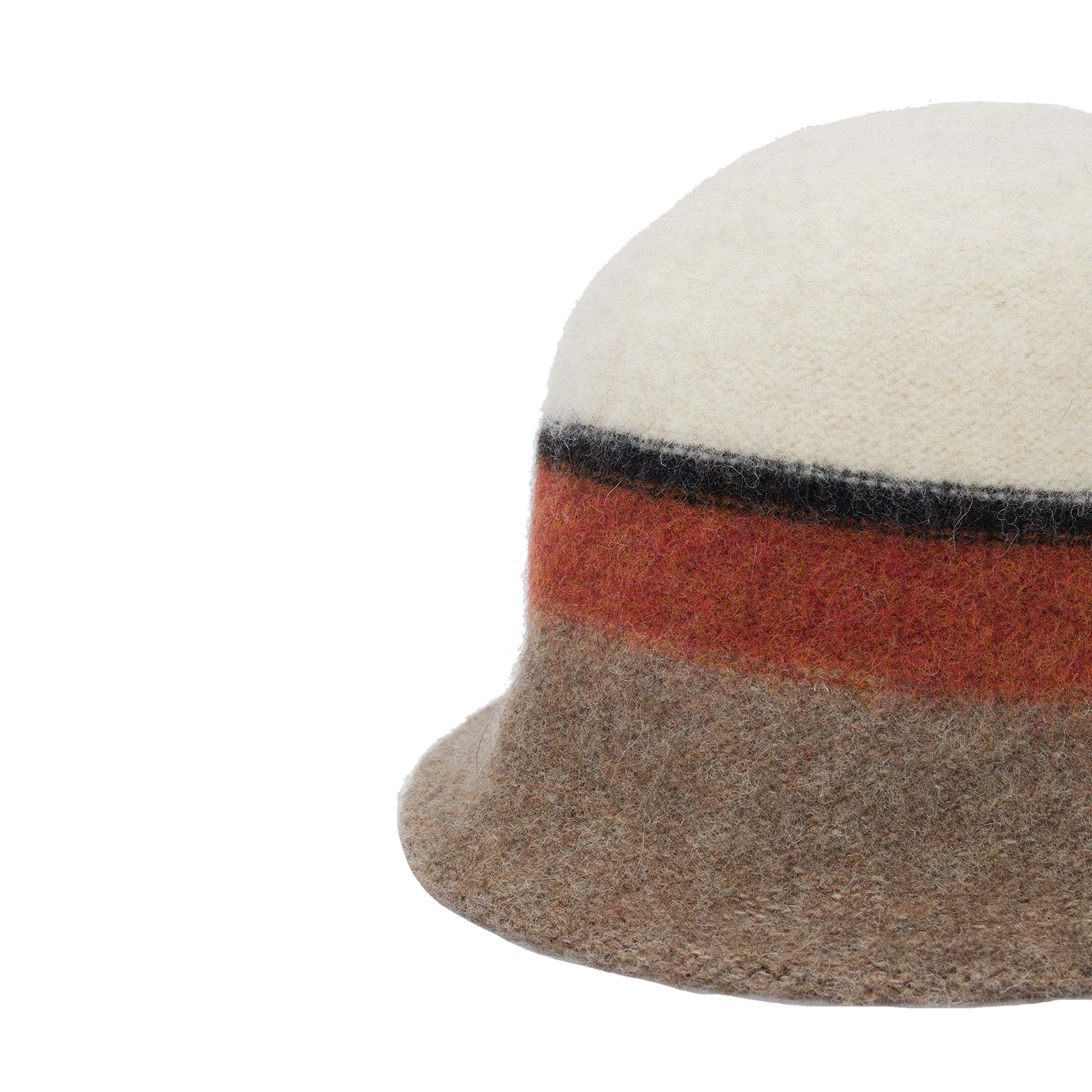 parfois-sombrero-cloche-de-punto-mujer-multicolor-pastel image 2