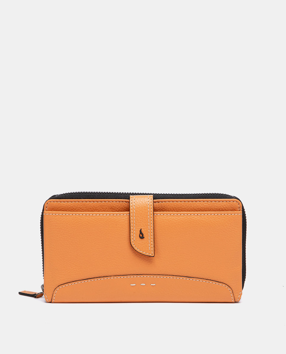 abbacino-cartera-grande-mujer-piel-vacuna-naranja image 1