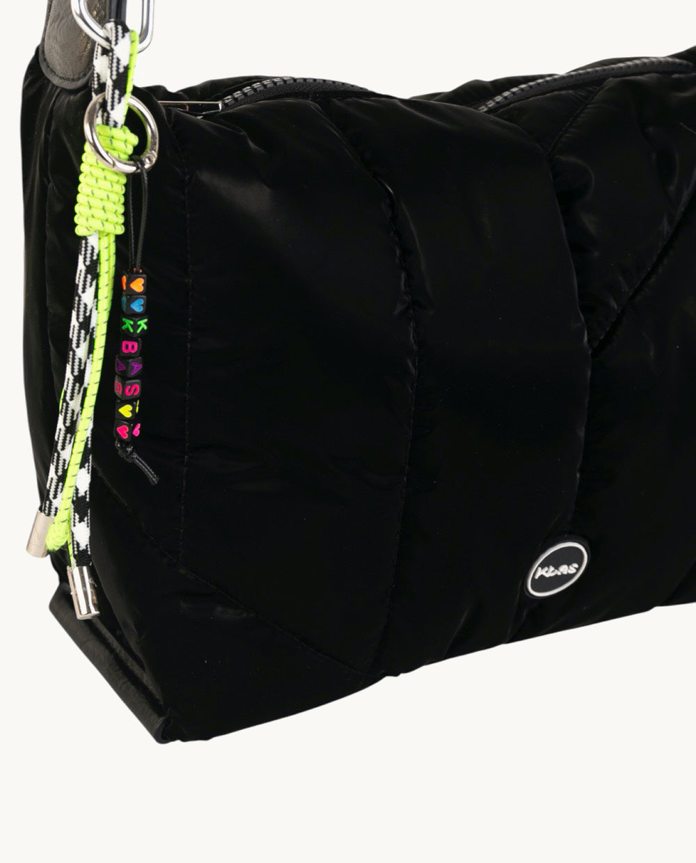 bandolera-de-nylon-kbas-negra-27x13x19-cm image 3
