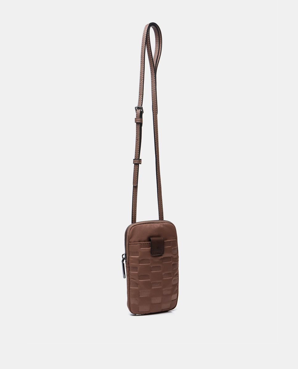 abbacino-bolso-porta-m-vil-nylon-acolchado-taupe image 2