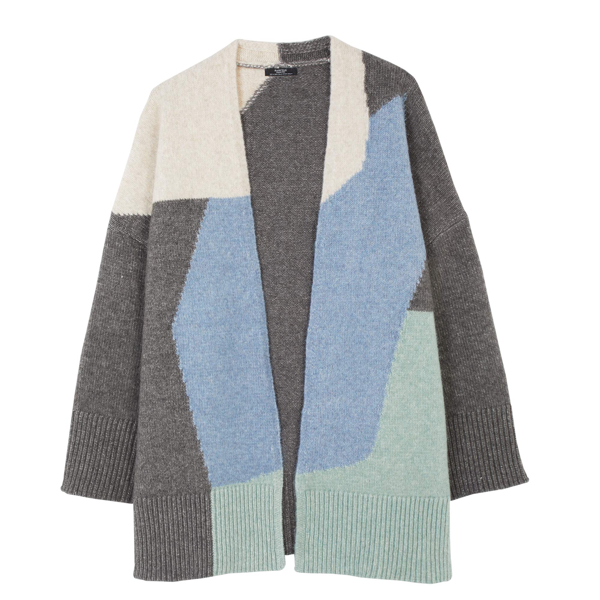 parfois-chaqueta-de-punto-estampado-multicolor-mujer image 1