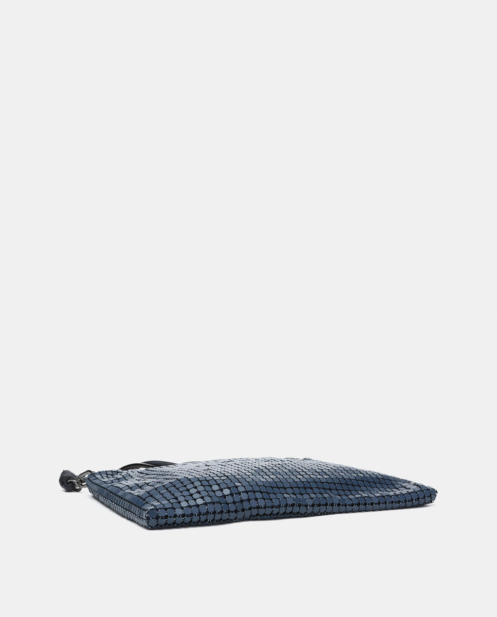 abbacino-bolso-de-hombro-fiesta-azul-en-malla-met-lica image 4