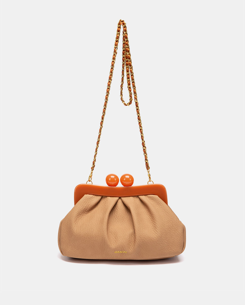 clutch-de-fiesta-abbacino-camel-estructurado-con-cadena image 3