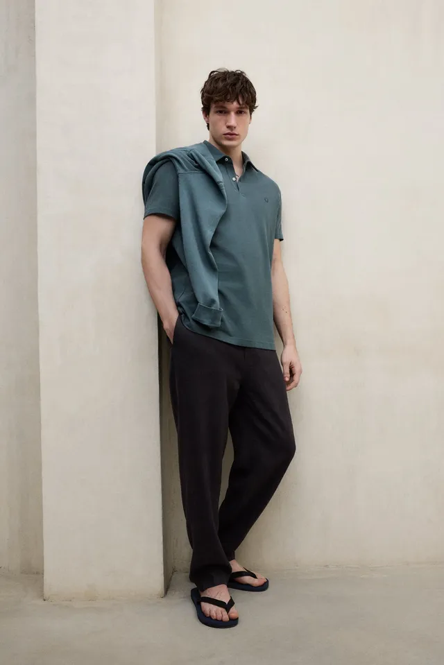 ecoalf-polo-simon-verde-de-algod-n-reciclado-para-hombre image 1